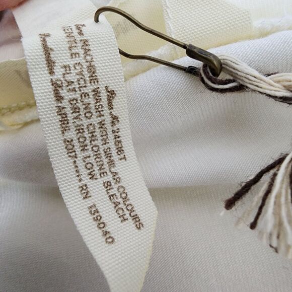 Matilda Jane Tunic Top Medium Ventriloquist Ruffled Striped Hem Flowy Scoop Neck - Picture 13 of 16